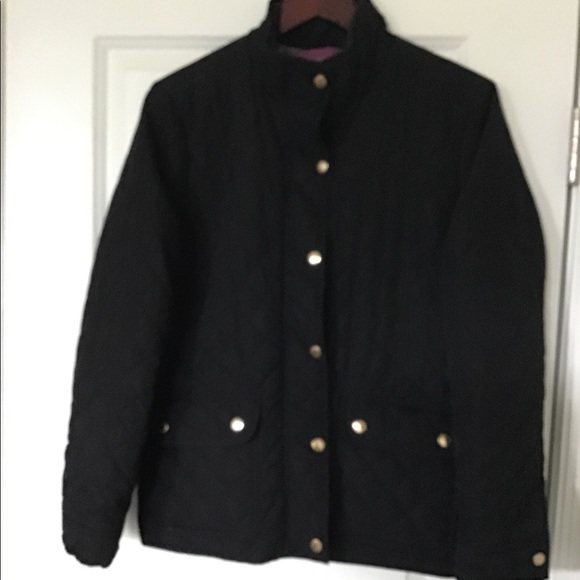 🏖Savile Row Co lightweight quilted jacket. Gold button accents Size L - Picture 5 of 7